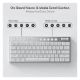 Εικόνα της Πληκτρολόγιο Redragon Horus Mini K632W Pro 60% Wireless RGB Red Switches (US) White