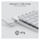 Εικόνα της Πληκτρολόγιο Redragon Horus Mini K632W Pro 60% Wireless RGB Red Switches (US) White