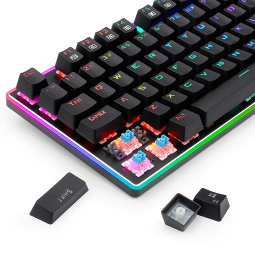 Εικόνα της Πληκτρολόγιο Redragon Ratri K595 Full RGB Blue Switches (US) Black