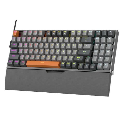 Εικόνα της Πληκτρολόγιο Redragon Olaf K648GG 90% RGB Red Switches (US) Grey