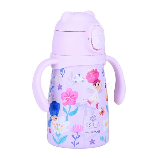 Εικόνα της Παιδικό Παγούρι Θερμός Estia Bubble Bottle Save The Aegean 300ml Fairy Tales 01-34214
