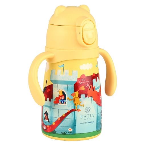 Εικόνα της Παιδικό Παγούρι Θερμός Estia Bubble Bottle Save The Aegean 300ml Fortress Dragon 01-33217