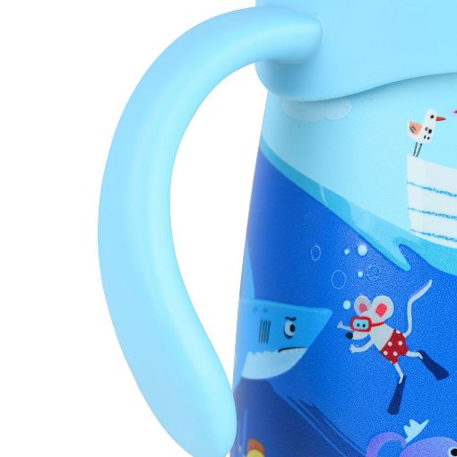 Εικόνα της Παιδικό Παγούρι Θερμός Estia Bubble Bottle Save The Aegean 300ml Ocean Play 01-33170