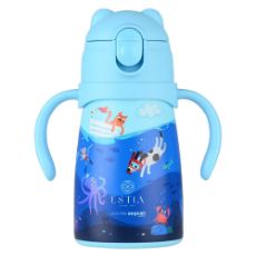 Εικόνα της Παιδικό Παγούρι Θερμός Estia Bubble Bottle Save The Aegean 300ml Ocean Play 01-33170