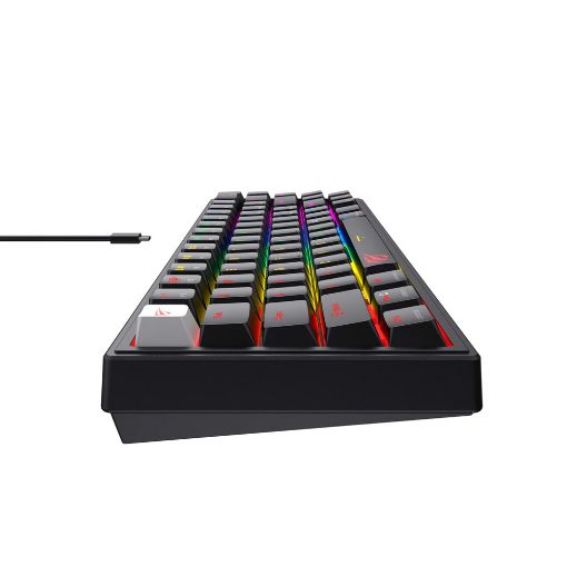 Εικόνα της Πληκτρολόγιο Havit KB874L 65% RGB Black