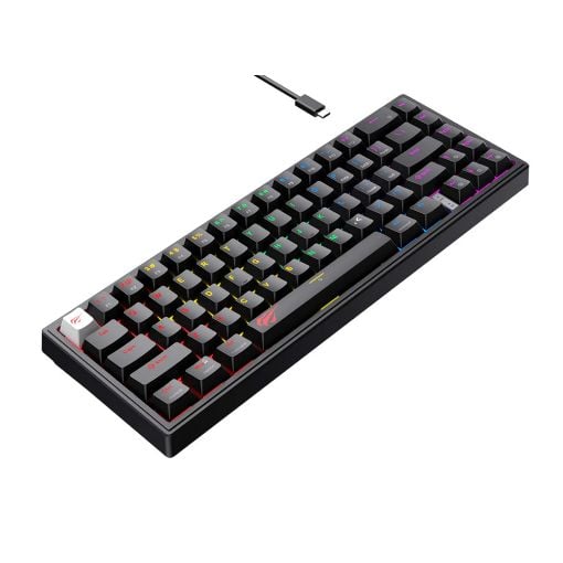 Εικόνα της Πληκτρολόγιο Havit KB874L 65% RGB Black