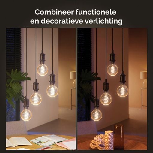 Εικόνα της Smart Lamp Philips Hue E27 G93 550lm 7W Extra Warm White