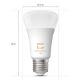 Εικόνα της Smart Lamp Philips Hue E27 A60 800lm 6W Tunable White (2-Pack)