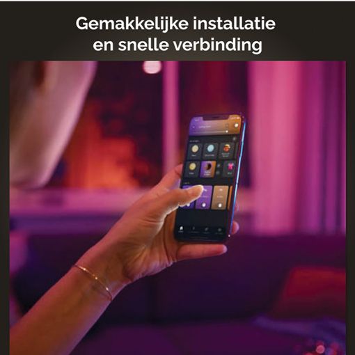 Εικόνα της Smart Lamp Philips Hue E27 A60 1100lm 9W RGB & Tunable White 929002468801