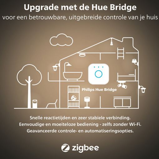Εικόνα της Smart Lamp Philips Hue E27 ST64 550lm 7W Extra Warm White 929003051701