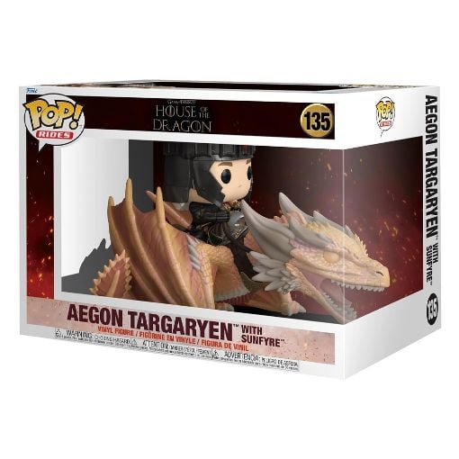 Εικόνα της Funko Pop! Rides: House of the Dragon - Aegon Targaryen with Sunfyre #135