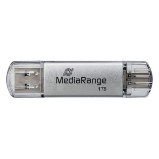 Εικόνα της MediaRange USB 3.2 Combo Flash Drive with USB-A & USB-C 1TB Silver MR941-1