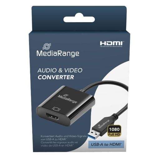 Εικόνα της Converter MediaRange USB-A Male to HDMI Female 20cm Black MRCS232