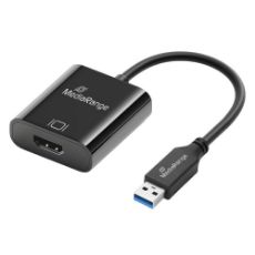 Εικόνα της Converter MediaRange USB-A Male to HDMI Female 20cm Black MRCS232