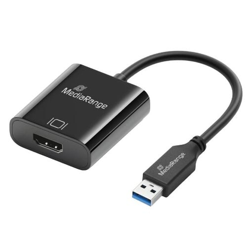 Εικόνα της Converter MediaRange USB-A Male to HDMI Female 20cm Black MRCS232