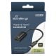 Εικόνα της Converter MediaRange USB-C Male to HDMI Female 20cm Black MRCS234