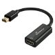 Εικόνα της Converter MediaRange Mini DisplayPort Male to HDMI Female 20cm Black MRCS236
