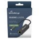 Εικόνα της Adapter MediaRange USB-C Male to RJ45 Ethernet Female 20cm Black MRCS237