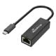 Εικόνα της Adapter MediaRange USB-C Male to RJ45 Ethernet Female 20cm Black MRCS237