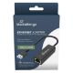 Εικόνα της Adapter MediaRange USB-A Male to RJ45 Ethernet Female 20cm Black MRCS238