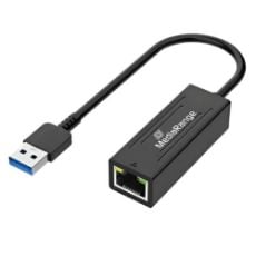 Εικόνα της Adapter MediaRange USB-A Male to RJ45 Ethernet Female 20cm Black MRCS238