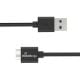 Εικόνα της Καλώδιο MediaRange USB-A to Micro-B 50cm 5W Black MRCS239