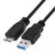 Εικόνα της Καλώδιο MediaRange USB-A to Micro-B 1.8m 5W Black MRCS240