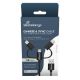 Εικόνα της Καλώδιο MediaRange 3-in-1 Μicro-USB/USB-C/Lightning to USB-A 1m Black MRCS246
