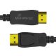 Εικόνα της Καλώδιο MediaRange DisplayPort 2.1 M/M 40Gbps 2m Black MRCS248