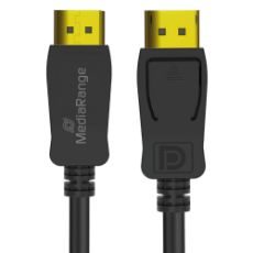 Εικόνα της Καλώδιο MediaRange DisplayPort 2.1 M/M 40Gbps 2m Black MRCS248