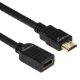Εικόνα της Καλώδιο Προέκτασης MediaRange Premium High Speed HDMI M/F with Ethernet 2m Black MRCS256