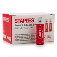 Εικόνα της Αλκαλικές Μπαταρίες Staples PowerX MN1500 AA 24τμχ 390681