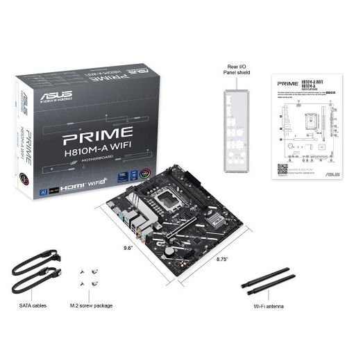 Εικόνα της Asus Prime H810M-A WiFi Micro-ATX s1851 90MB1KJ0-M0EAY0