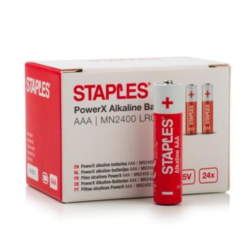 Εικόνα της Αλκαλικές Μπαταρίες Staples PowerX MN2400 AAΑ 24τμχ 390682