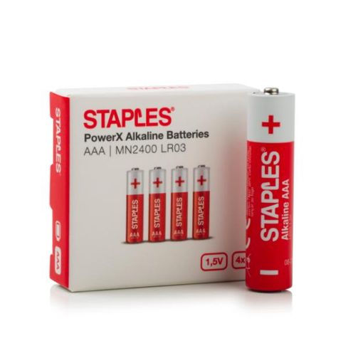 Εικόνα της Αλκαλικές Μπαταρίες Staples PowerX MN2400 AAΑ 4τμχ 390687