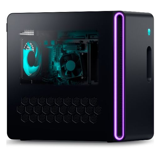 Εικόνα της Desktop Dell Alienware Aurora ACT1250 Intel Core Ultra 9-285K 64GB 3TB (1TB & 2TB) SSD RTX 5080 16GB Win11 Pro Clear Side Panel