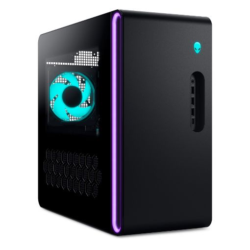 Εικόνα της Desktop Dell Alienware Aurora ACT1250 Intel Core Ultra 9-285K 64GB 3TB (1TB & 2TB) SSD RTX 5080 16GB Win11 Pro Clear Side Panel