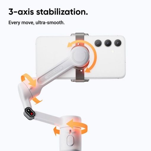 Εικόνα της Smartphone Gimbal Insta360 Flow 2 Type-C Gray Tracker Bundle CINSABQA