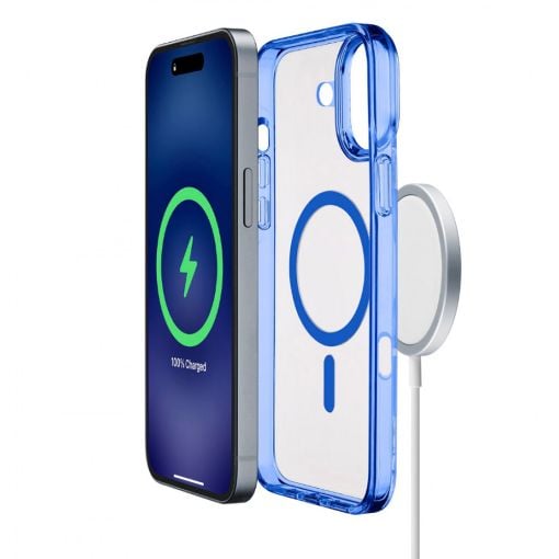 Εικόνα της Θήκη Cellular Line Iconic Mag iPhone 16 MagSafe Blue ICONICMAGIPH16B