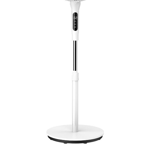 Εικόνα της Ανεμιστήρας LGP Round Base Stand Fan 55W 40cm με Τηλεχειριστήριο & Χρονοδιακόπτη White