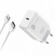 Εικόνα της Φορτιστής Cellular Line USB-C με Καλώδιο USB-C/Lightning PD 20W White