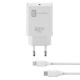 Εικόνα της Φορτιστής Cellular Line USB-C με Καλώδιο USB-C/Lightning PD 20W White