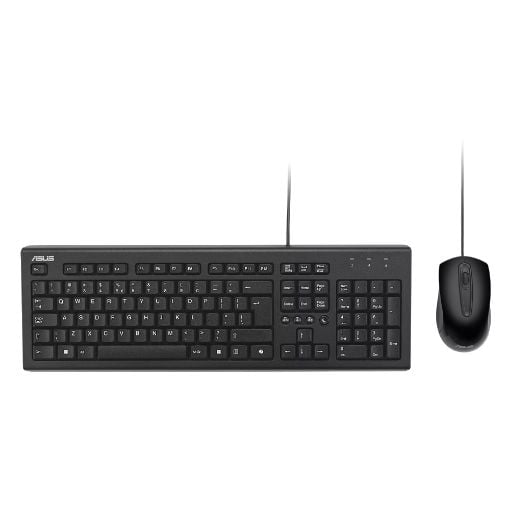 Εικόνα της Πληκτρολόγιο-Ποντίκι Asus U2000 Wired Combo (US) Black 90-XB1000KM000R0
