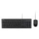 Εικόνα της Πληκτρολόγιο-Ποντίκι Asus U2000 Wired Combo (US) Black 90-XB1000KM000R0