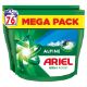Εικόνα της Κάψουλες Πλυντηρίου Ρούχων Ariel All-in-1 Pods+ Alpine 76τμχ