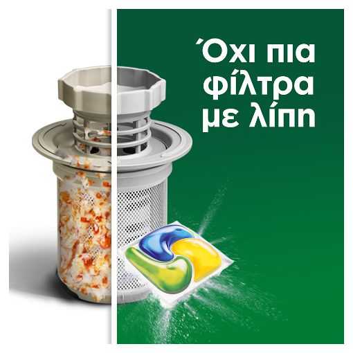 Εικόνα της Κάψουλες Πλυντηρίου Πιάτων Fairy Platinum All in One Lemon XXL Pack 66τμχ