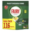 Εικόνα της Κάψουλες Πλυντηρίου Πιάτων Fairy Original All in One Lemon Giga Pack 116τμχ