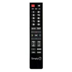 Εικόνα της Τηλεχειριστήριο Τηλεόρασης Universal Superior Simply+ PC Programmable Black SUPTPB016