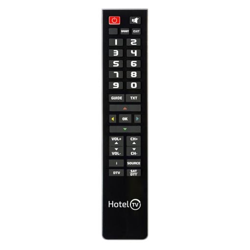 Εικόνα της Τηλεχειριστήριο Universal Superior Hotel TV PC Programmable Black SUPTPB013