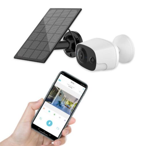 Εικόνα της Outdoor Wireless IP Camera AxRed SOL-300 με Ηλιακό Πάνελ 3MP